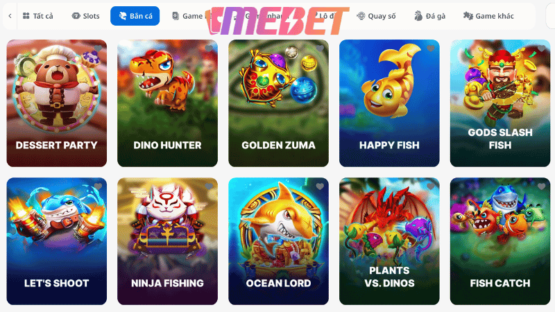 Đa dạng chế độ săn cá cho người chơi lựa chọn tại bắn cá MEBET