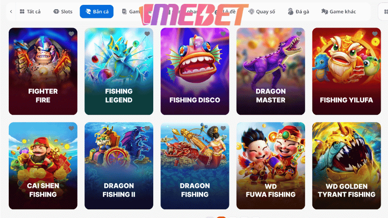 Khám phá đôi nét về kho game bắn cá MEBET