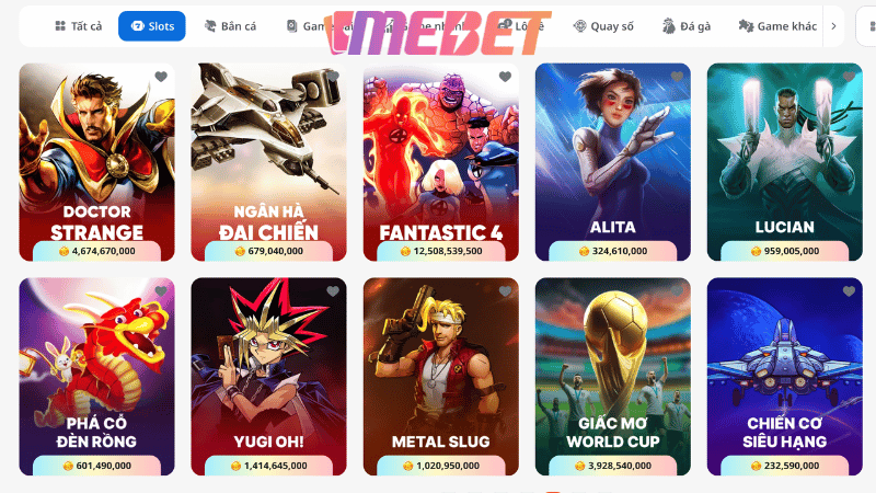 Một số thông tin tổng quan về sảnh nổ hũ MEBET 